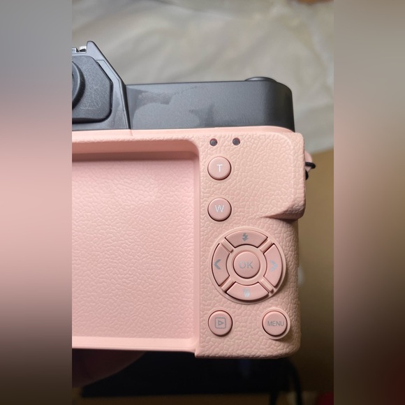 Pink 4K Digital Camera, 56MP Camera with 180° Flip Screen, - Picture 14 of 17